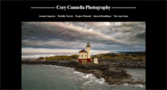 Desktop Screenshot of corycannellaphotography.com